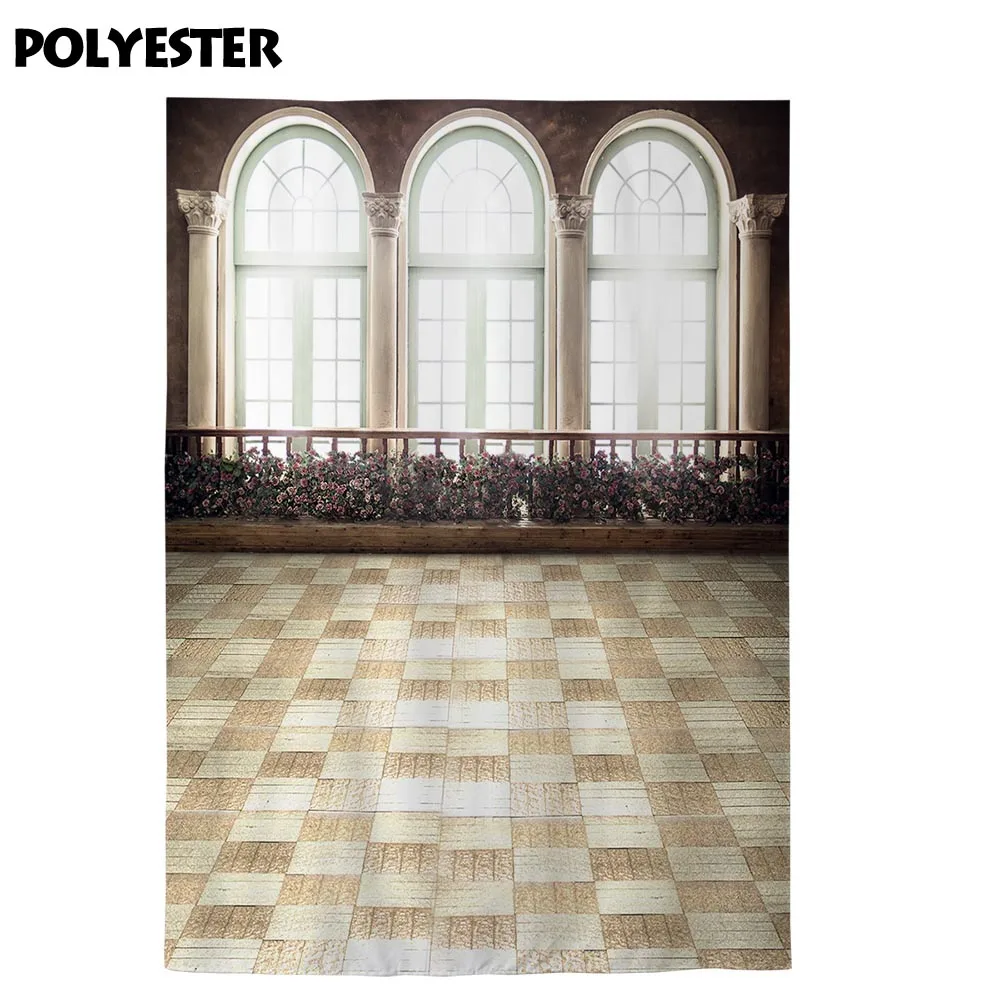 Фон для фотосъемки Allenjoy свадьба дворец окно цветок забор весенний фон реквизит