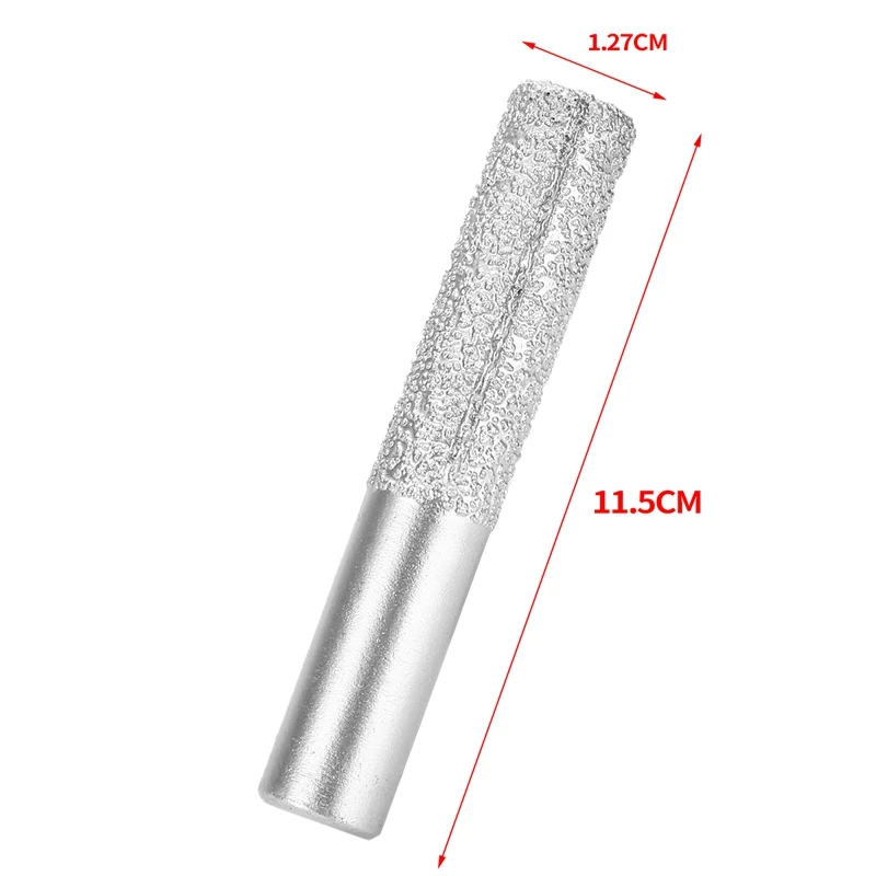 Brazed Diamond Router Bits With 1/2 Inch Shank For Marble/Granite Edge Profile Staight Knife Cutters Engraving | Инструменты