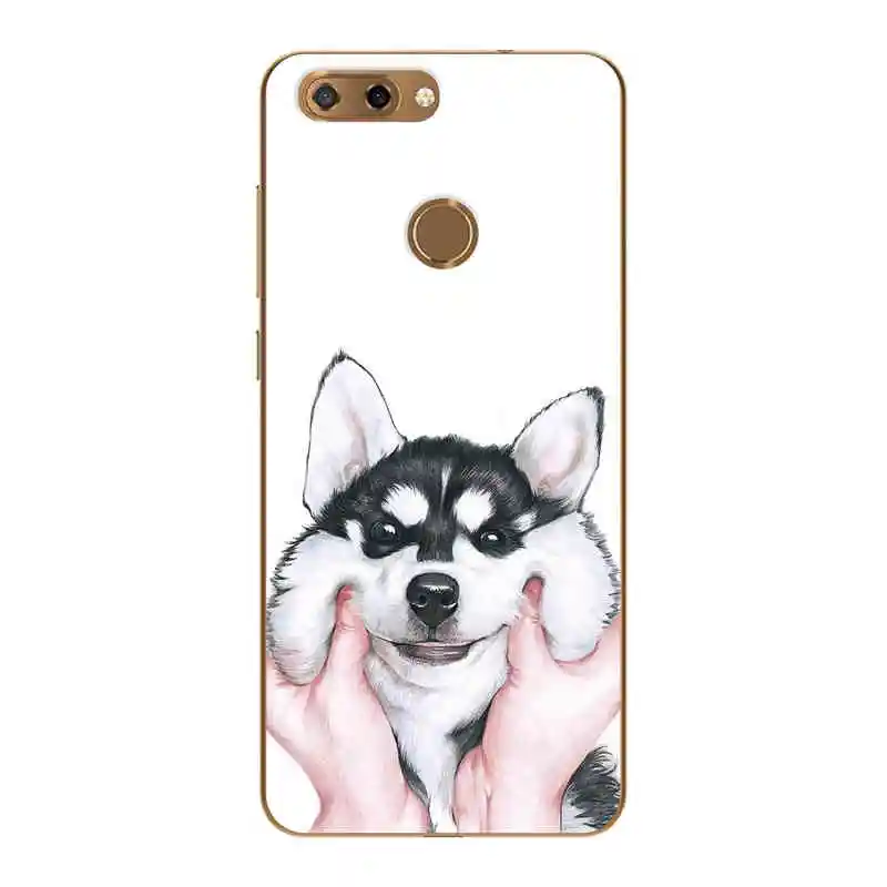 Кошка Собака Животное узорчатый чехол для zte лезвие V9 Vita 5 45 &quotмягкий силиконовый