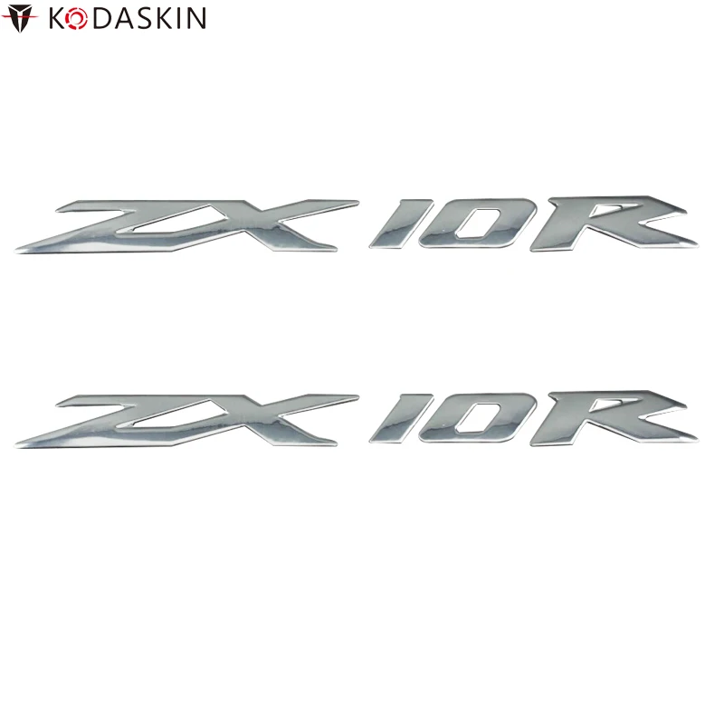 Логотип мотоцикла KODASKIN 3D рельефная эмблема наклейки хромовые для Kawasaki ZX-10r ZX10R |