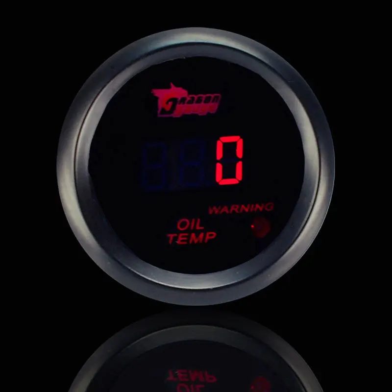 EE support Auto Accessories 52mm LED Display Digital Oil Temperature Gauge Car Styling Instrument Universal Automotive Parts | Автомобили