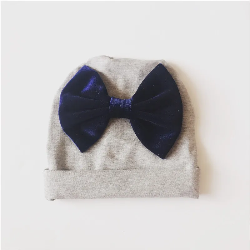 Шапка-бини с бантом для мальчиков и девочек 0 - 5 месяцев | Детская одежда обувь