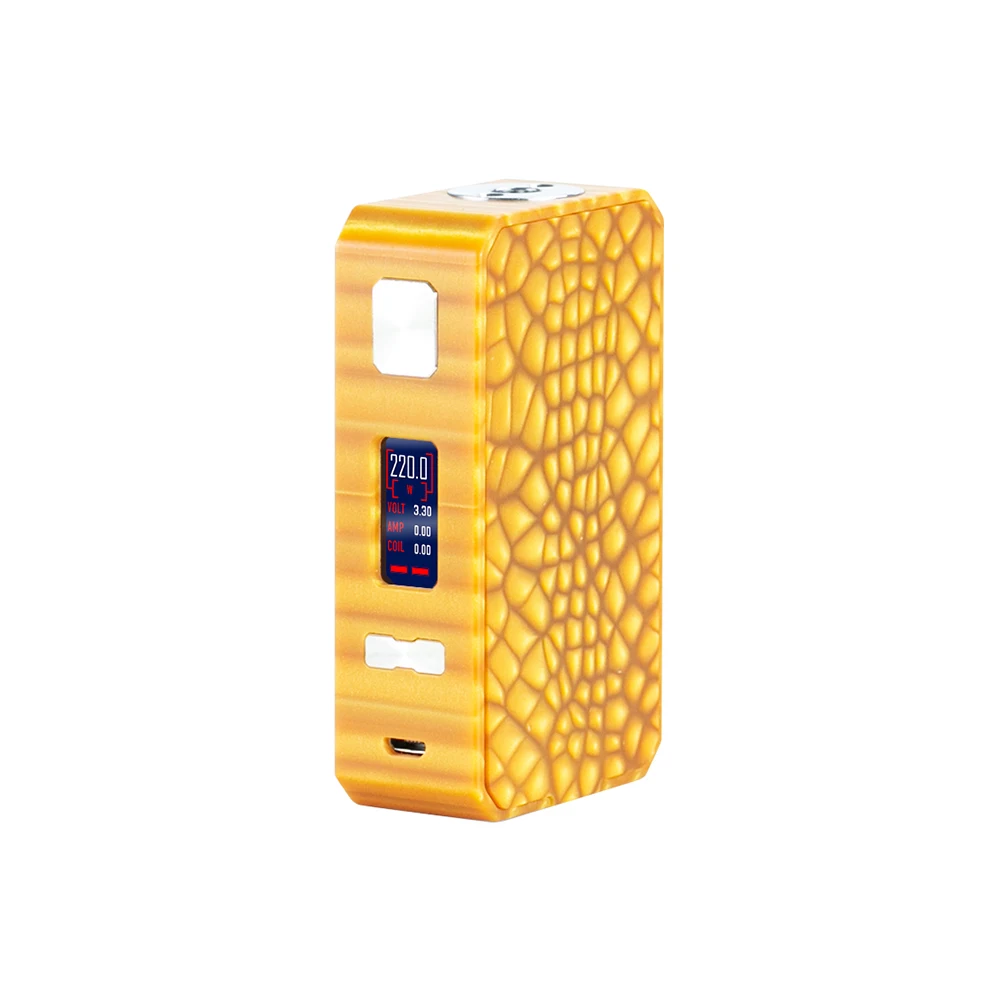 Новый батарейный блок Eleaf Saurobox MOD 220 Вт с магнитной панелью крышки батарейного