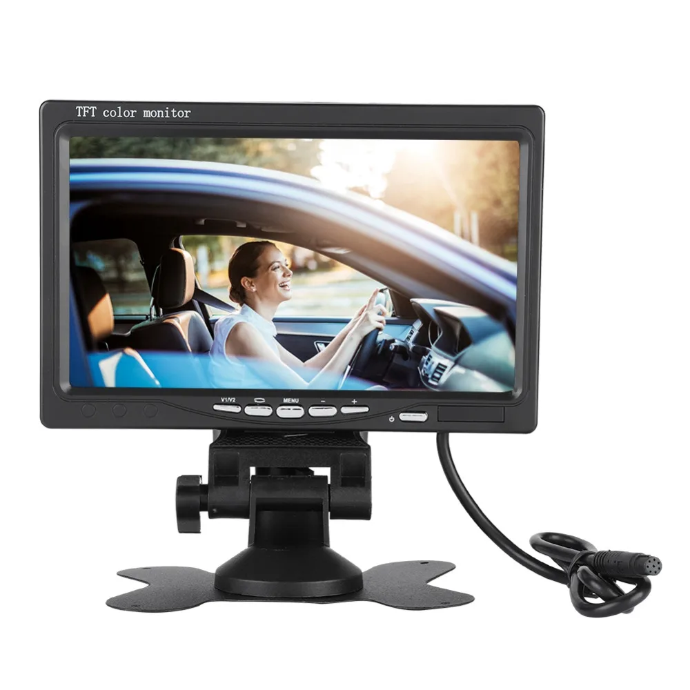 Зеркало заднего вида 7 дюймовый монитор для камеры с солнцезащитным экраном