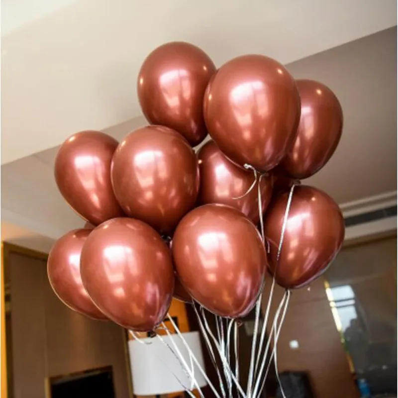 

Brown balloon 30pcs/lot 10inch 2.2g round latex helium ballon graduation party decorations balloons birthday wedding supplies