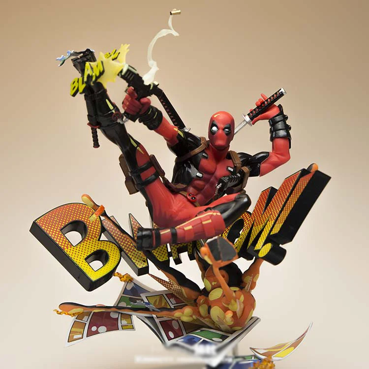 Аниме Фигурка игра фильм Новый X-men Marvel Deadpool ломая четвёртую стену Blam полная