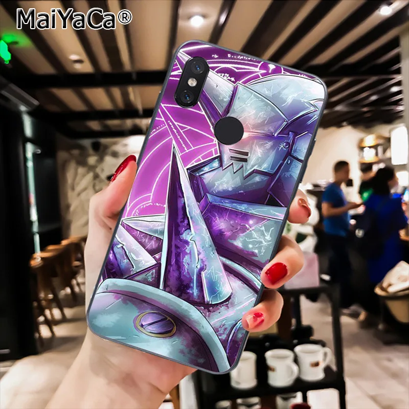 MaiYaCa для косплейного костюма «Стальной Алхимик»; ботинки в стиле японской чехол для телефона аниме для Xiaomi Redmi4X 6A S2 Go Redmi 5 5Plus Note4 Note5 7 Note6Pro