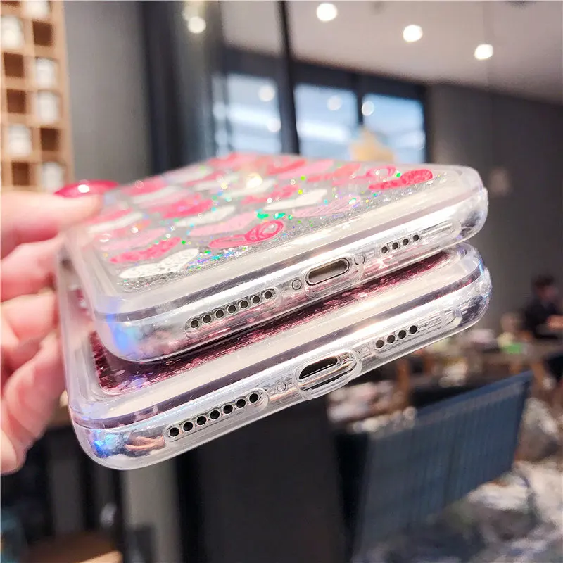 Простая одежда с надписями большие и маленькие размеры в форме сердца блестками