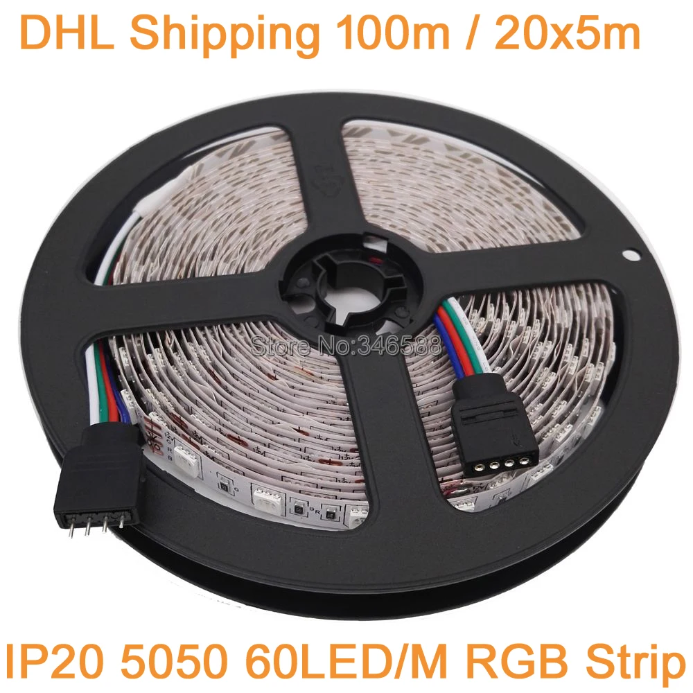 Светодиодная лента 60 светодиодов/м 12 В 5050 RGB в пост. Тока|rgb led strip light|5050 rgbled light |