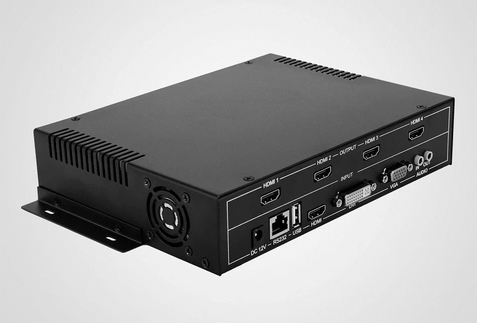 2x2 4 канальный HDMI VGA DVI/AV USB видеопроцессор ТВ проектор видео настенный контроллер