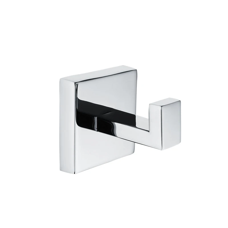 Robe Hook SUS 304 набор из нержавеющей стали для ванной комнаты, хромированный полированный держатель для бумаги, вешалка для полотенец, держатель для туалетной щетки, аксессуары для ванной комнаты - Цвет: Robe Hook