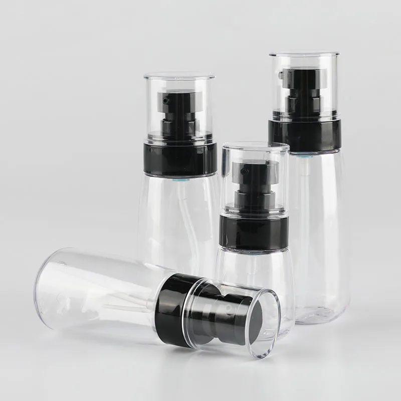 24pcs 30ml/60ml/80ml/100ml clear cosmetic lotion cream pump plastic container UPG bottles for Essence skin care packaging | Красота и