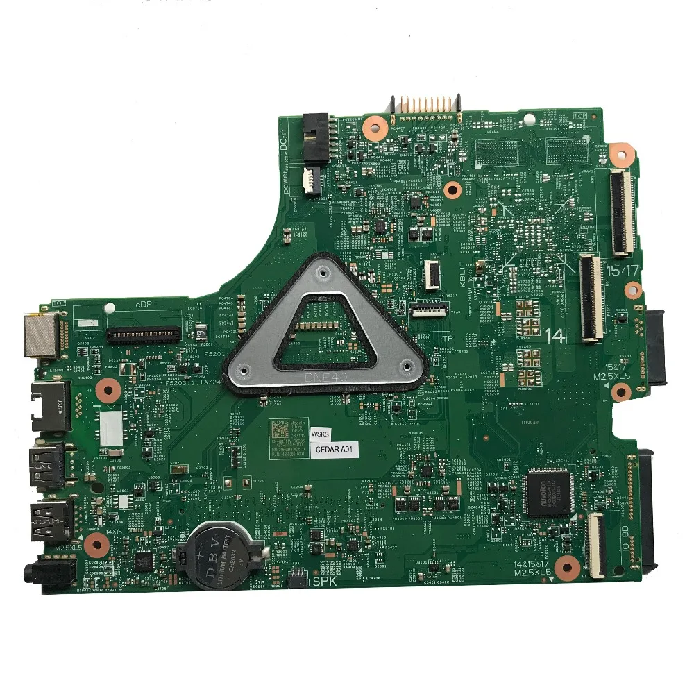 CN 08311V для DELL 3542 3543 3442 3443 материнская плата ноутбука с SR215 3205U DDR3L PWB FX3MC REV:A00 8311V 100%