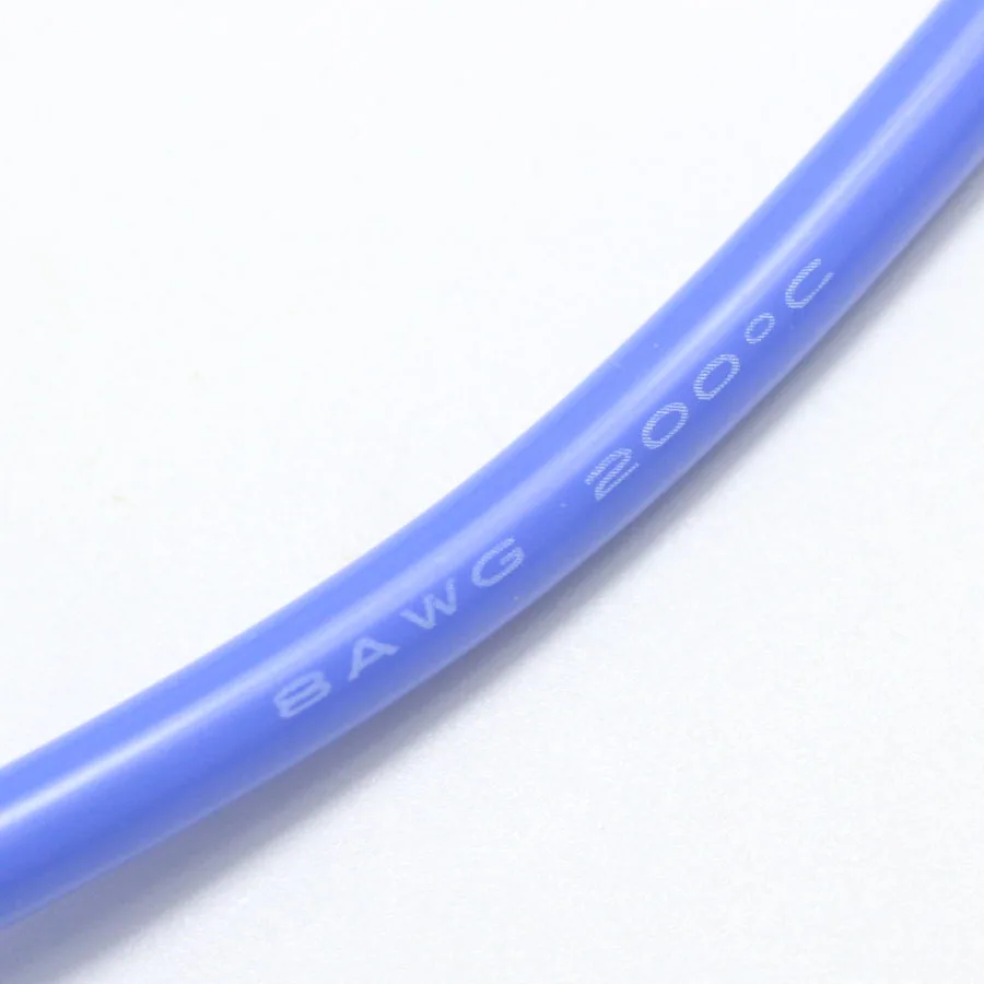 0 5 метра оригинальный силиконовый провод 8AWG гибкий кабель 8.3мм2 мягкий