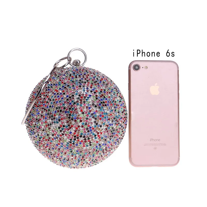 

Shining Fashion Girls Little Coin Purse Small Mini Bag Pearl Wallet Bags Glitter Spherical Women Banquet Handbag Gold Black