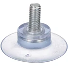 10 шт., прозрачные резиновые крепкие Сменные присоски для стеклянных столешниц с винтом M6, домашние крючки на присоске