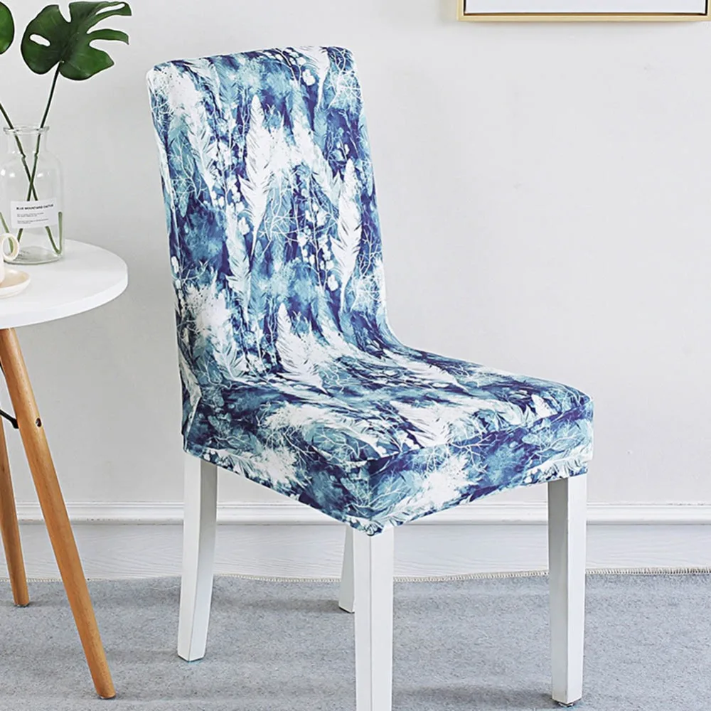 Чехлы для стульев Meijuner эластичные чехлы с современным принтом модель Y351 | Дом и