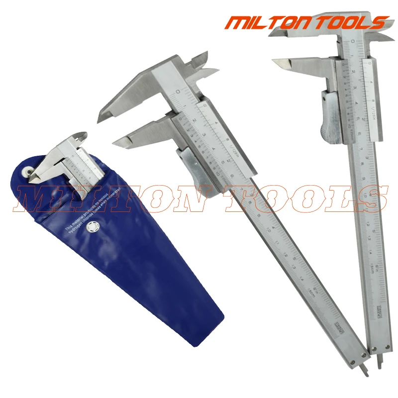 Штангенциркуль из нержавеющей стали моноблок 0 150 мм 6 дюймов стандарт DIN