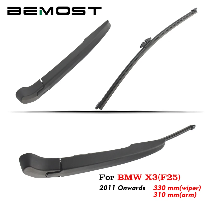 

BEMOST Auto Car Rear Windshield Windscreen Wiper Arm Blades Rubber For BMW X3(F25) 330MM 2011 2012 2013 2014 2015 2016 2017 2018