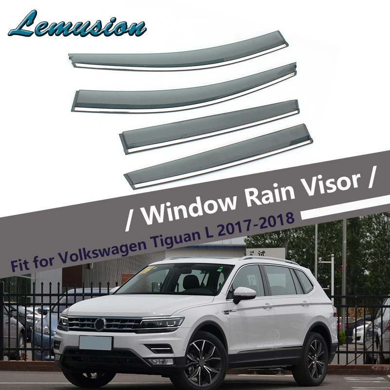 Козырёк от дождя для Volkswagen VW Tiguan L 2017 2018 4 шт. | Автомобили и мотоциклы