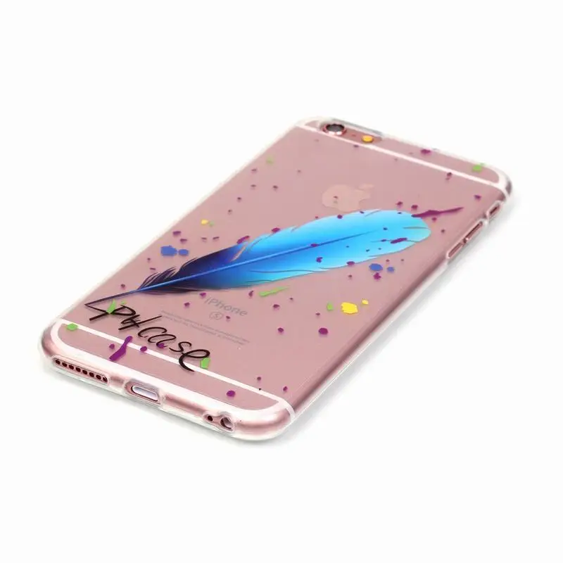 ТПУ силиконовый чехол для iPhone 5 5S SE 6 S 7 8 3D цветы симпатичный плюс крышка блеск