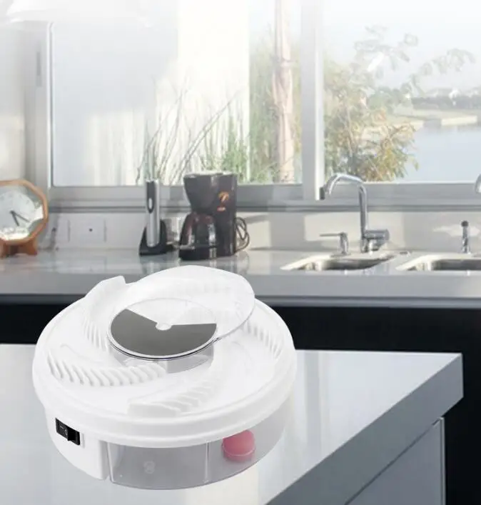 Электрический Fly Trap устройства с захвата Еда Белый USB кабель|Репелленты| |