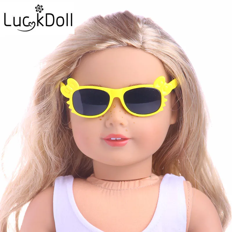 Солнцезащитные очки LUCKDOLL подходят для 18-дюймовых американских кукол 43 см