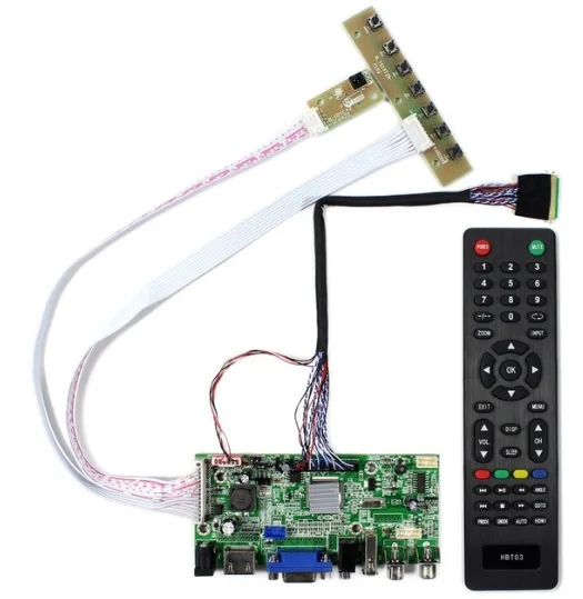 Latumab HDMI + VGA 2AV USB Аудио ЖК-контроллер плата для 14 дюймов/15 6 дюйма/17 3 дюйма 1600x900