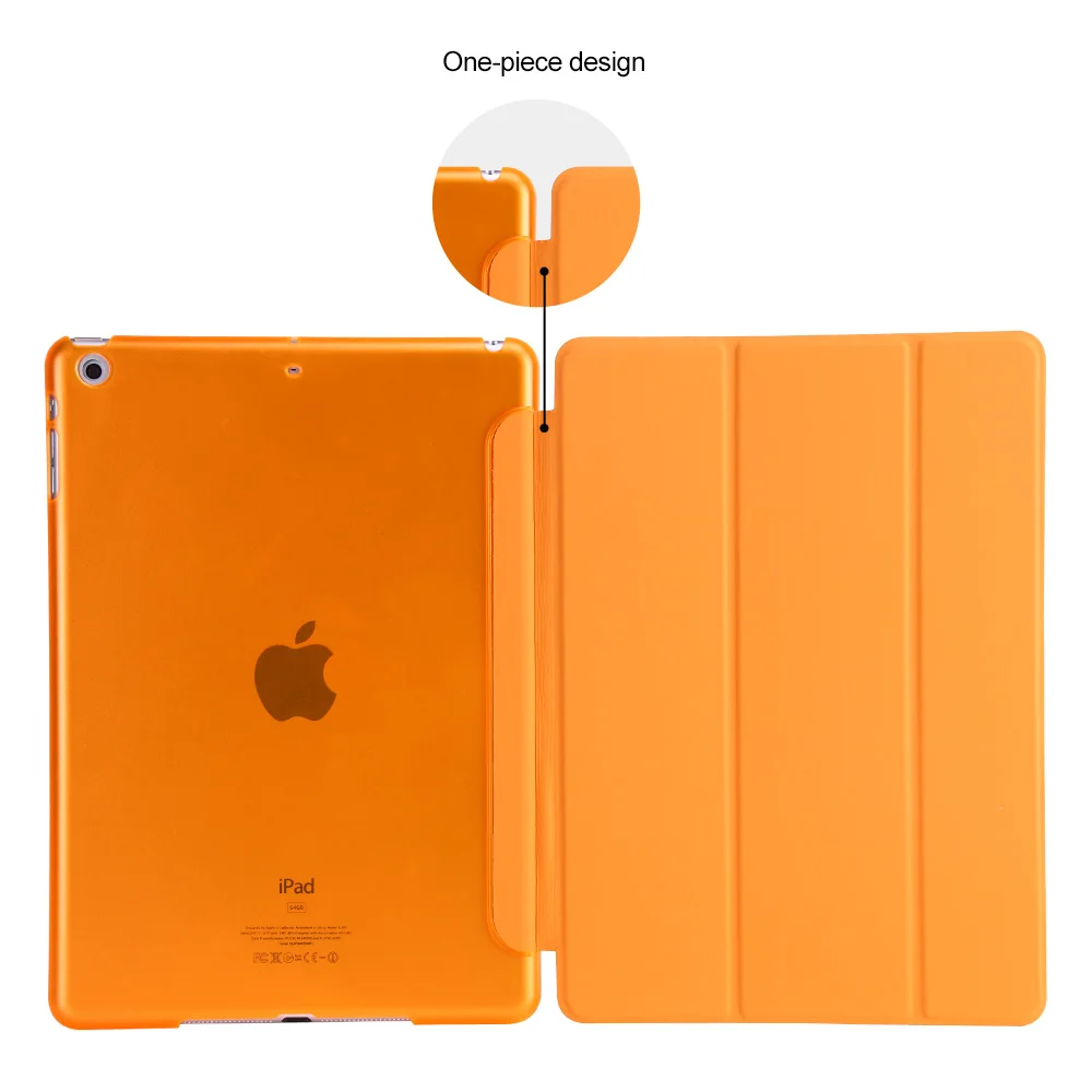 Для Apple, iPad 9,7 дюймов,&, ультра тонкий кожаный чехол для iPad A1822 A1823 A1893 A1954