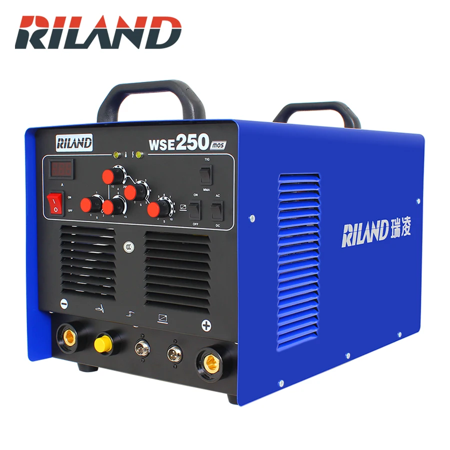 RILAND WSE250 TIG AC/DC алюминиевый сварочный аппарат Tig/Stick сварочное оборудование с