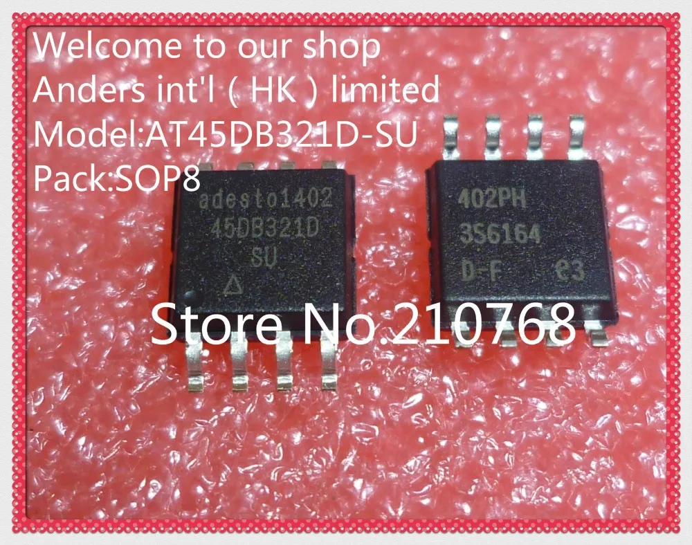 Новинка 100% оригинальная фотовспышка AT45DB321D 45DB321D SU SOP8 atmel chip atmel cpldatmel adc
