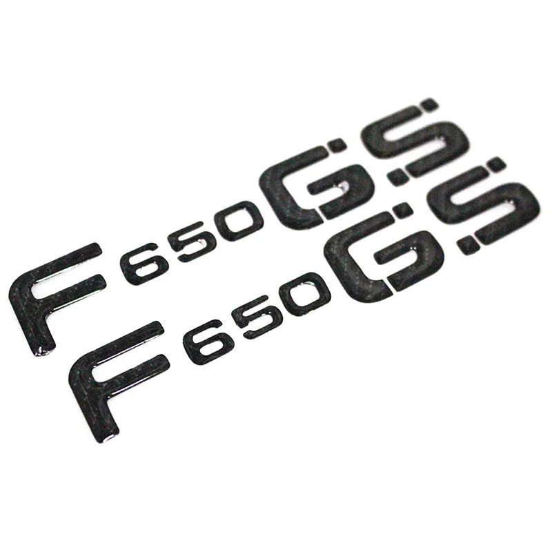 Черная карбоновая эмблема мотоцикла наклейка с 3D логотипом колесного бака F650GS