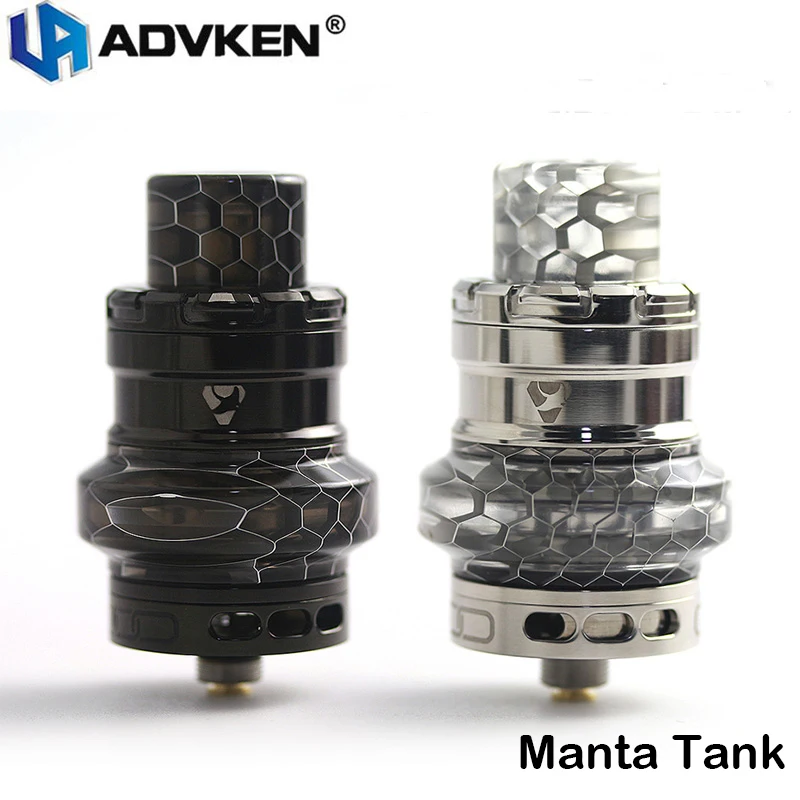Оригинальный Advken Manta бак 5 мл sub ohm с сеткой катушки электронная сигарета вейп