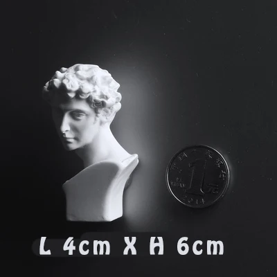 David 1pc Европейский 3D декоративный холодильник магнитная паста имитация штукатурки каучуковая фигурка Магнитная паста - Цвет: David 1pc