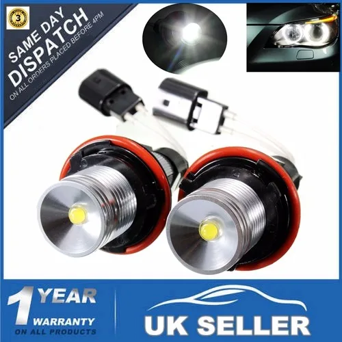Светодиодный Белый кольцевой светильник ANGEL EYES 10 Вт 1 пара для BMW E39 E53 E60 E63 E64 E65