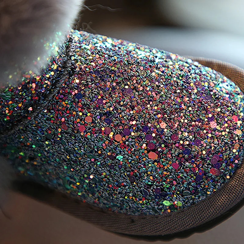 Детские бархатные зимние ботинки теплая плюшевая обувь ботильоны для мальчиков