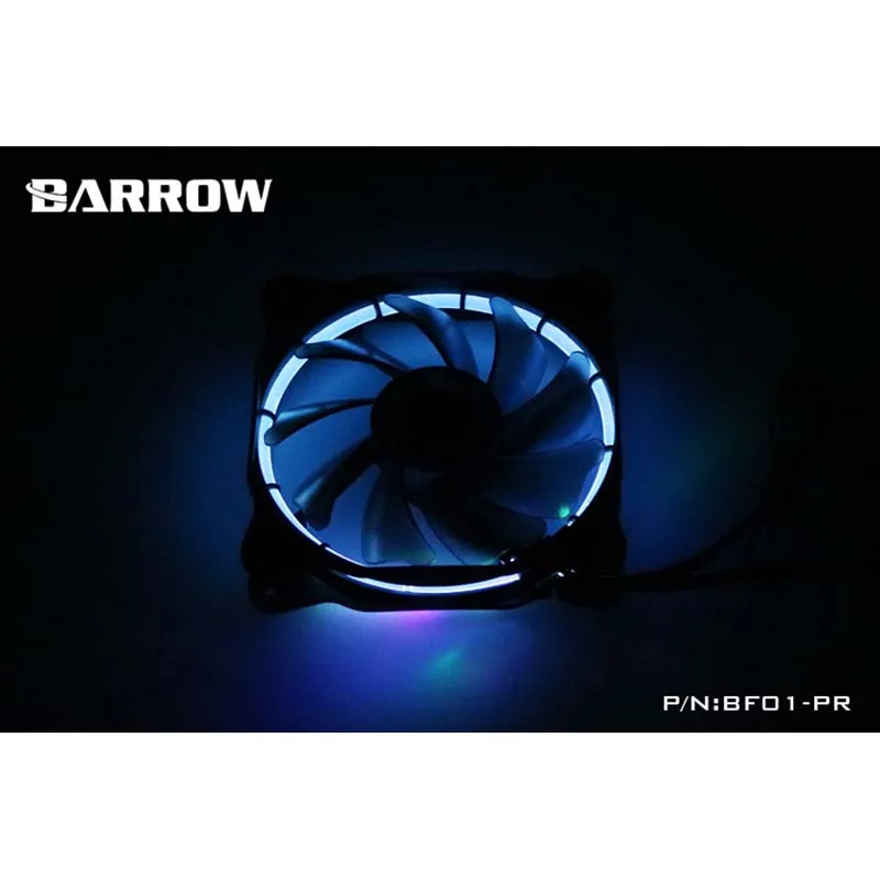 Вентилятор охлаждения Barrow PC холодный вытяжной вентилятор RGB aura PWM гидравлический
