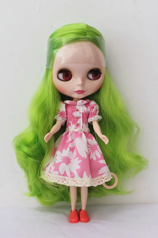Free Shipping big discount RBL-172DIY Nude Blyth doll birthday gift for girl 4colour eyes dolls with beautiful Hair cute toy | Игрушки и