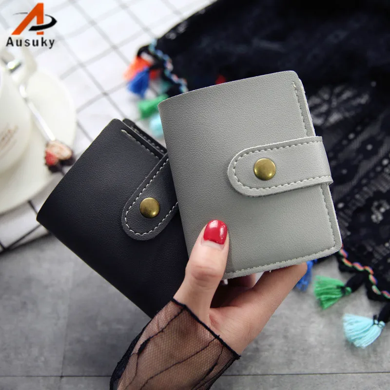 Модные женские кошельки в британском стиле короткий кошелек из искусственной