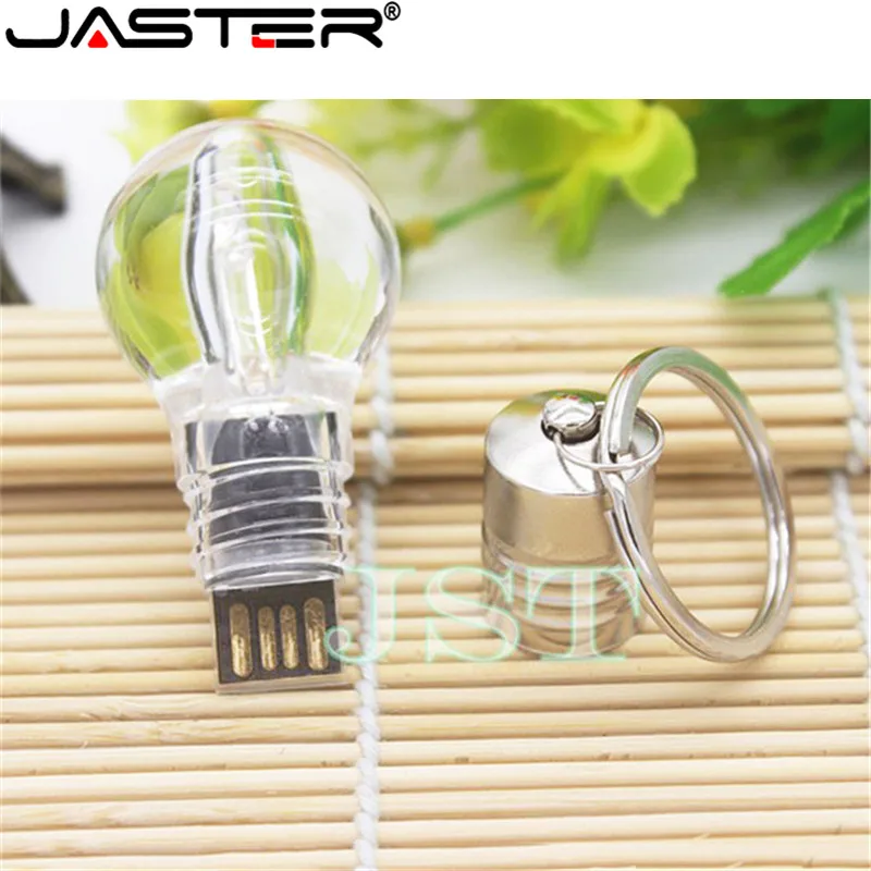 JASTER модные лидер продаж Творческий светодиодная цветная подсветка лампы USB флэш накопитель 2,0 4 ГБ 8 16 32 Внешняя память stick