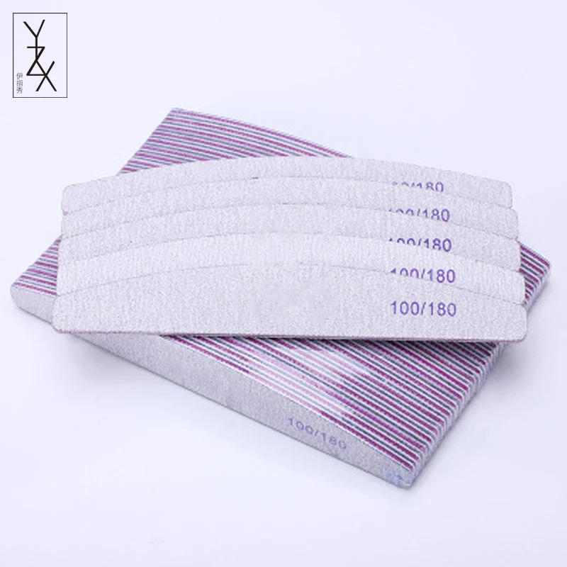 Профессиональная пилка для ногтей YZX 25 шт./компл. 100/180 шлифовальный буфер разные