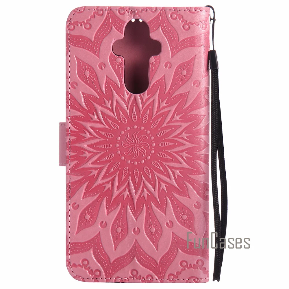 Рельефный узор случае СПС Fundas Huawei Коврики 9 чехол Coque 5.9 дюймов + держателей карт