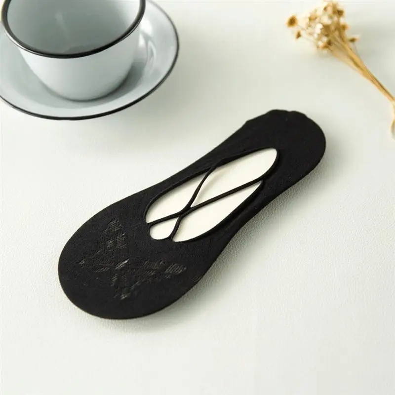 3 пары дышащих женских носков с низким вырезом невидимые нескользящие