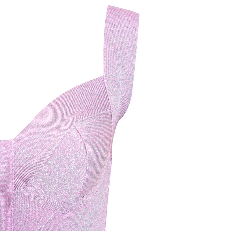new fashion summer purple violet strap v neck sexy women bodycon mini hl bandage dresses