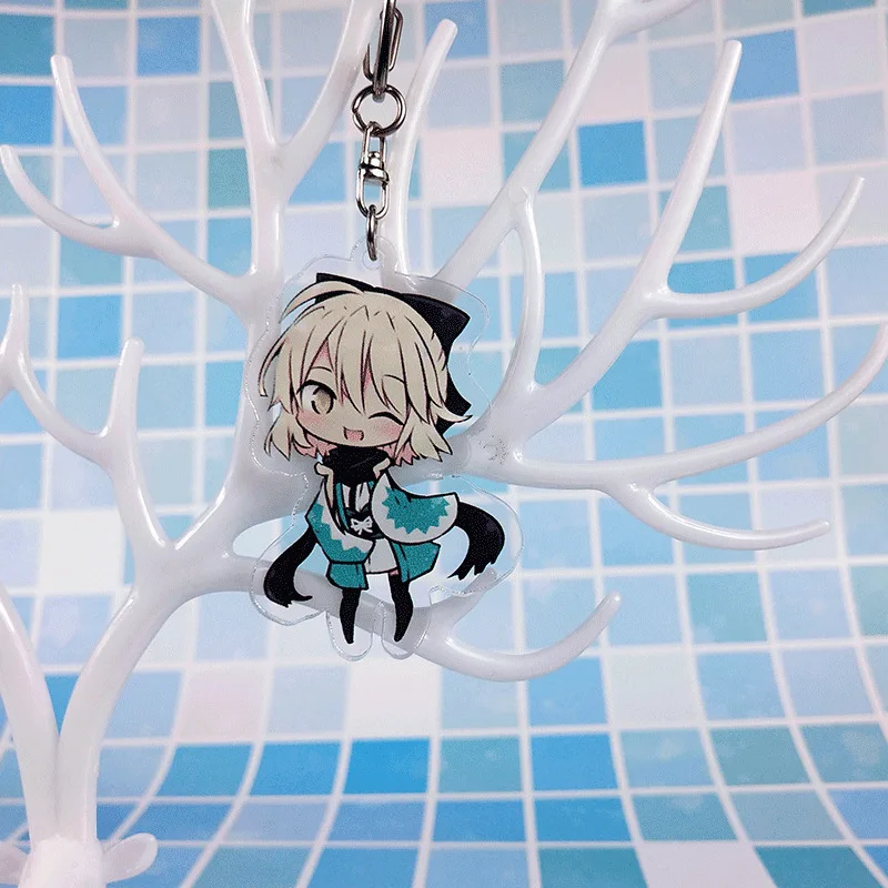 1 шт. аниме брелок для ключей Fate/Grand Order игра Fate Grand FGO брелок для ключей Saber Astolfo брелок llaveros para mujer