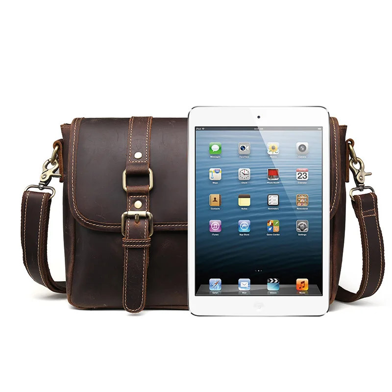 AETOO/Новинка европейский и американский стиль кожаный портфель crazy horse мужская