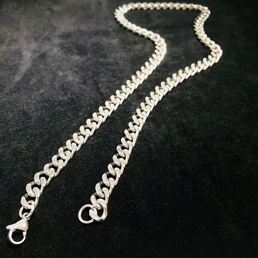 Huan Wen византийское ожерелье браслет для мужчин Золотой Серебряный стальной