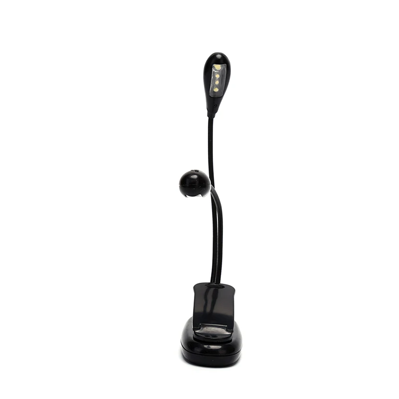 Регулируемый 2 двойные рычаги 4 светодиодный клип на светильник для пюпитр и