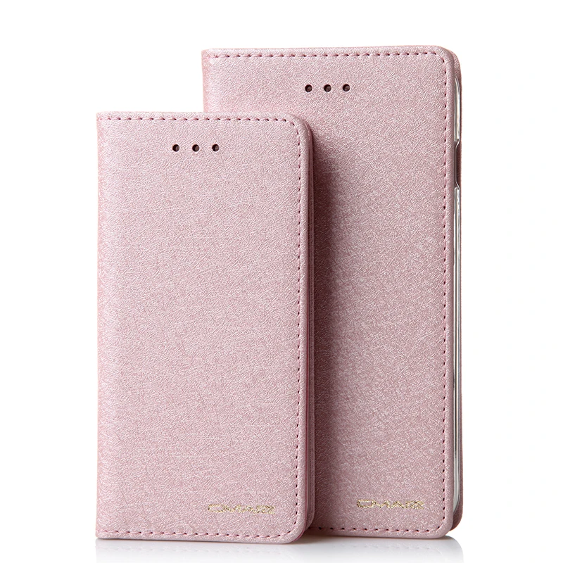 Чехол CMAI2 для iPhone 6S кожаный Шелковый Магнитный чехол кошелек с откидной крышкой