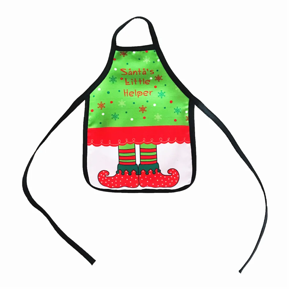 Новый маленький фартук для бутылок с вином Рождественская накидка зелеными